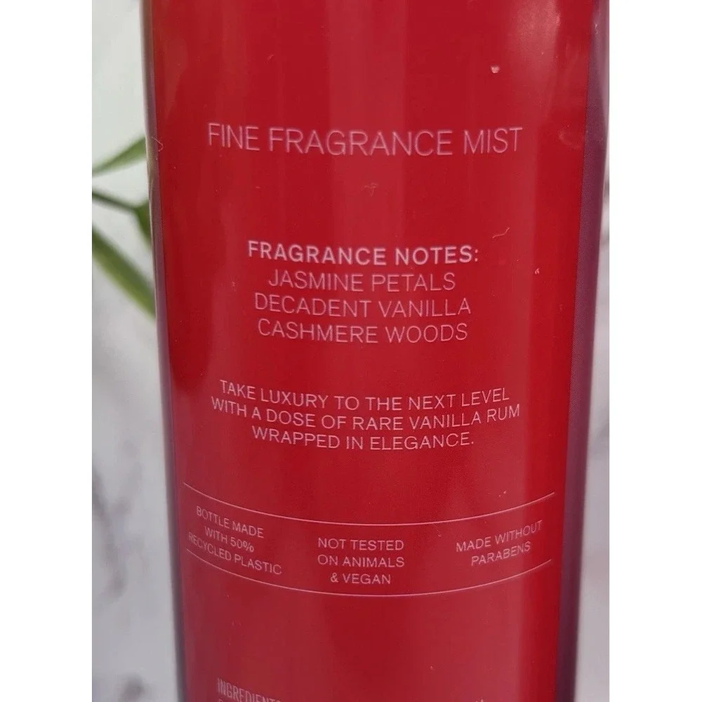 Bath & Body Works FOREVER RED VANILLA RUM Body Spray & Body Wash Set Of 2